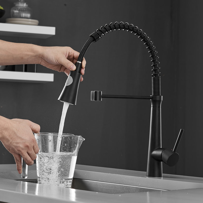Clihome Pull Down Kitchen Faucet & Reviews Wayfair